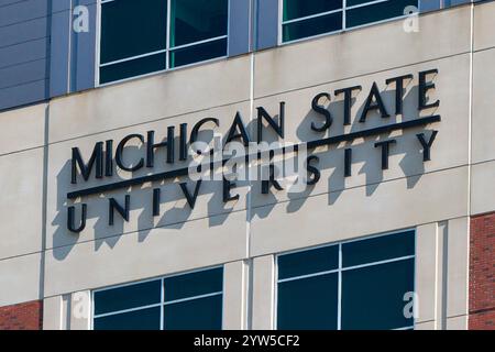 EAST LANSING, MI, USA, 19. SEPTEMBER 2024: Spartan Stadium auf dem Campus der Michigan State University. Stockfoto