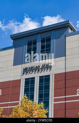 EAST LANSING, MI, USA, 19. SEPTEMBER 2024: Spartan Stadium auf dem Campus der Michigan State University. Stockfoto