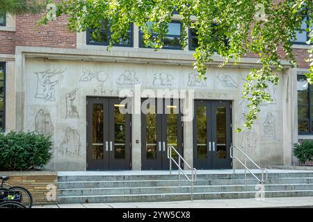 EAST LANSING, MI, USA, 19. SEPTEMBER 2024: Physik and Astronomy Buildingon the Campus of Michigan State University. Stockfoto