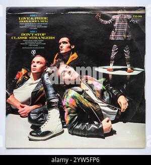 Rückseitencover der 12-Zoll-Single von Love and Pride von King, die 1984 veröffentlicht wurde Stockfoto