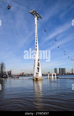 London, Vereinigtes Königreich. Februar 2019. London Cable Cars, Royal Docks. Quelle: Vuk Valcic / Alamy Stockfoto