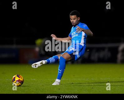 Jadel Katongo von Peterborough United während des Spiels der Sky Bet League One im Sixfields Stadium in Northampton. Bilddatum: Montag, 9. Dezember 2024. Stockfoto