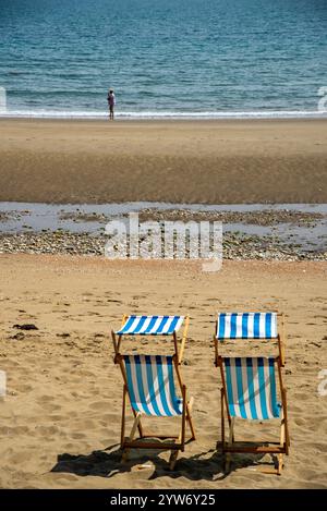 Strand in Sandown, Isle of Wight Stockfoto