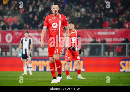 Monza, Italie. Dezember 2024. Milan Djuric (AC Monza) während des italienischen Meisterschaftsspiels Serie A zwischen AC Monza und Udinese Calcio am 9. November 2024 im U-Power Stadium in Monza, Italien - Foto Morgese-Rossini/DPPI Credit: DPPI Media/Alamy Live News Stockfoto