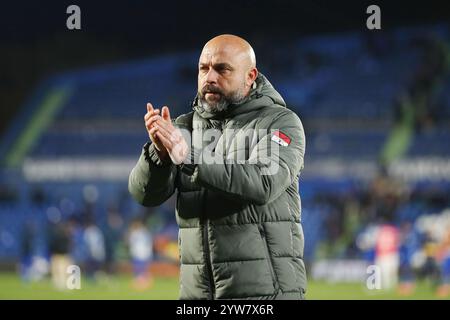 Getafe, Spanien. Dezember 2024. Manolo Gonzalez (Espanyol) Fußball/Fußball : spanisches LaLiga EA Sports Spiel zwischen Getafe CF 1-0 RCD Espanyol de Barcelona im Estadio Coliseum Getafe in Getafe, Spanien . Quelle: Mutsu Kawamori/AFLO/Alamy Live News Stockfoto