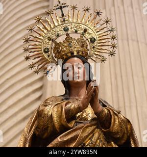 Makellose Empfängnis in der Kathedrale von Sevilla Stockfoto