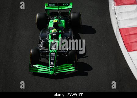 98 BORTOLETO Gabriel (BH), Stake F1 Team Kick sauber C44, Action während des Formel 1 Abu Dhabi Nachsaison-Tests 2024, am 10. Dezember 2024 auf dem Yas Marina Circuit in Abu Dhabi, Vereinigte Arabische Emirate Stockfoto