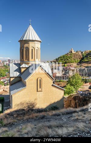 St. Nikolaus orthodoxe Kirche in der Festung Narikala, Tiflis Stockfoto
