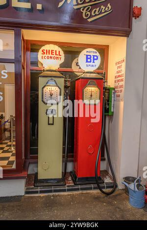 Meilensteine Lebendiges Geschichtsmuseum Stockfoto