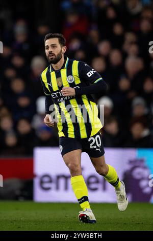 LONDON, ENGLAND - 7. DEZEMBER: Bernardo Silva aus Manchester City während des Premier League-Spiels zwischen Crystal Palace FC und Manchester City FC bei SE Stockfoto