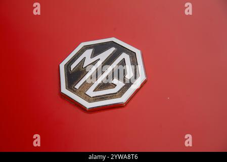 1975 MG Midget Gummistoßstange klassischer britischer Sportwagen Stockfoto