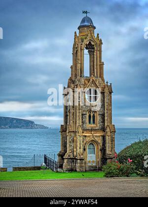 UK, Dorset, Swanage, Wellington Clock Tower. Stockfoto