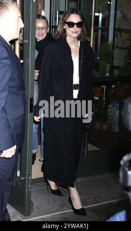 New York, NY, USA. Dezember 2024. Keira Knightley wurde am 10. Dezember 2024 in New York City gesehen. Quelle: Rw/Media Punch/Alamy Live News Stockfoto