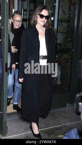 New York, NY, USA. Dezember 2024. Keira Knightley wurde am 10. Dezember 2024 in New York City gesehen. Quelle: Rw/Media Punch/Alamy Live News Stockfoto