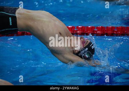 Budapest, Ungheria. Dezember 2024. Christian Bacico aus Italien bei der World Aquatics Swimming Championship 25m Budapest 2024, 10. Dezember, (Foto: Gian Mattia D'Alberto /LaPresse) Credit: LaPresse/Alamy Live News Stockfoto