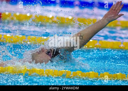 Budapest, Ungheria. Dezember 2024. Alberto Razzetti aus Italien bei der World Aquatics Swimming Championship 25m Budapest 2024, 10. Dezember, (Foto: Gian Mattia D'Alberto /LaPresse) Credit: LaPresse/Alamy Live News Stockfoto