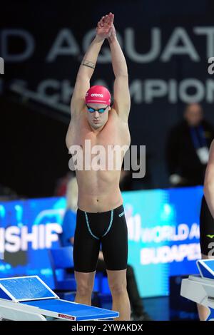 Budapest, Ungheria. Dezember 2024. Noè Ponti aus der Schweiz bei der World Aquatics Swimming Championship 25m Budapest 2024, 10. Dezember, (Foto: Gian Mattia D'Alberto /LaPresse) Credit: LaPresse/Alamy Live News Stockfoto