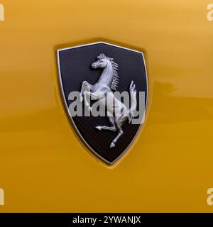 Ferrari 599 GTO Trancing Horse Badge Stockfoto