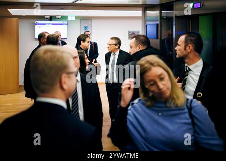 Jörg Kukies, Bundesfinanzminister SPD, aufgenommen im Rahmen des Eurogruppe / ECOFIN-Rates, in Bruessel, 10.12.2024. Fotografiert im Auftrag des Bundesministeriums der Finanzen BMF Bruessel Belgien *** Jörg Kukies, Bundesfinanzminister SPD , aufgenommen während des ECOFIN-Rates der Eurogruppe, in Brüssel, 10 12 2024 fotografiert im Auftrag des Bundesministeriums für Finanzen BMF Brüssel Belgien Copyright: XFelixZahn/BMFx Stockfoto