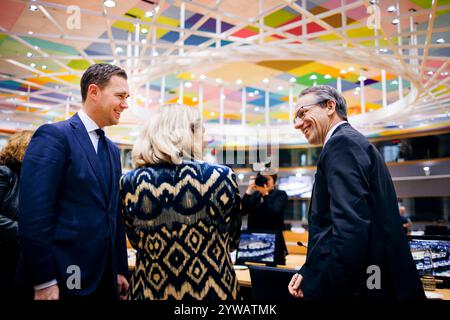 Jörg Kukies, Bundesfinanzminister SPD, aufgenommen im Rahmen des Eurogruppe / ECOFIN-Rates, in Bruessel, 10.12.2024. Fotografiert im Auftrag des Bundesministeriums der Finanzen BMF Bruessel Belgien *** Jörg Kukies, Bundesfinanzminister SPD , aufgenommen während des ECOFIN-Rates der Eurogruppe, in Brüssel, 10 12 2024 fotografiert im Auftrag des Bundesministeriums für Finanzen BMF Brüssel Belgien Copyright: XFelixZahn/BMFx Stockfoto