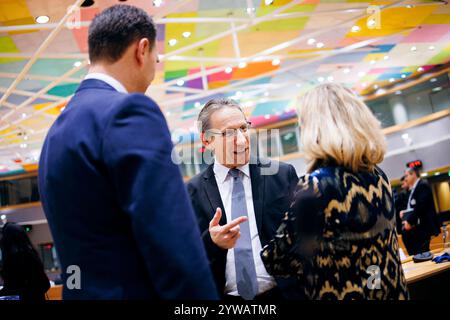 Jörg Kukies, Bundesfinanzminister SPD, aufgenommen im Rahmen des Eurogruppe / ECOFIN-Rates, in Bruessel, 10.12.2024. Fotografiert im Auftrag des Bundesministeriums der Finanzen BMF Bruessel Belgien *** Jörg Kukies, Bundesfinanzminister SPD , aufgenommen während des ECOFIN-Rates der Eurogruppe, in Brüssel, 10 12 2024 fotografiert im Auftrag des Bundesministeriums für Finanzen BMF Brüssel Belgien Copyright: XFelixZahn/BMFx Stockfoto