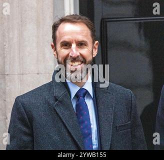 London, Großbritannien. Dezember 2024. Gareth Southgate, ehemaliger Fußballtrainer von England, kommt in der Downing Street 10 für seinen „Talk at 10“-Titel: Ian Davidson/Alamy Live News Stockfoto