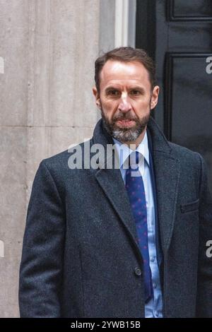 London, Großbritannien. Dezember 2024. Gareth Southgate, ehemaliger Fußballtrainer von England, kommt in der Downing Street 10 für seinen „Talk at 10“-Titel: Ian Davidson/Alamy Live News Stockfoto