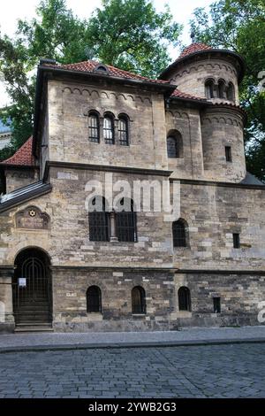 Zeremonialsaal, Alter Jüdischer Friedhof, Prag, Tschechien. Stockfoto