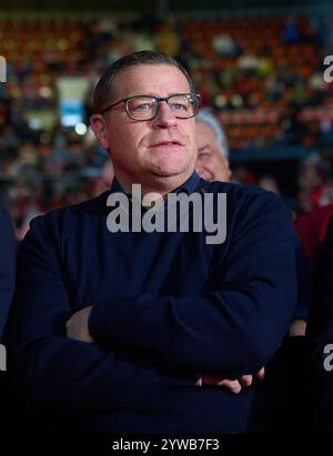 Max Eberl, Sportvorstand und Manager FC Bayern, bei der Jahreshauptversammlung des FC BAYERN MÜNCHEN im BMW Park München, 8. Dezember 2024, Saison 2024/2025, Fotograf: Peter Schatz Stockfoto