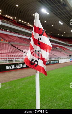 Allgemeine Ansicht des Stadions of Light Conor während des Spiels der dritten Runde der Sky Bet Championship zwischen Sunderland und Bristol City im Stadion of Light, Sunderland am Dienstag, den 10. Dezember 2024. (Foto: Scott Llewellyn | MI News) Credit: MI News & Sport /Alamy Live News Stockfoto