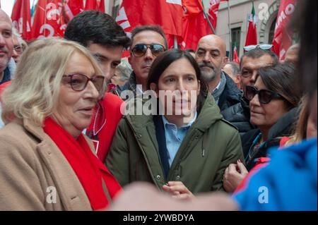 29. November 2024: Rom, Italien: Demonstration der Gewerkschaften der CGIL und der UIL anlässlich des Generalstreiks © Andrea Sabbadini Stockfoto