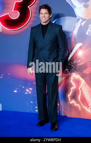 London, Großbritannien. Dezember 2024. James Marsden fotografierte bei der britischen Premiere von Sonic the Hedgehog 3. Foto von Julie Edwards./Alamy Live News Stockfoto