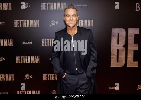 Niederlande, 2024 2016-12-10 20:14:24 NLD/Amsterdam/20241210 - Niederländisch Premiere Better ManPictured: Robbie WilliamsFotografie: NL Beeld / ArjoFrank Fotografie Credit: NL Beeld / Arjo Frank Stockfoto