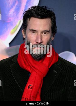 London, Großbritannien. Dezember 2024. Keanu Reeves kommt an der Sonic the Hedgehog UK Premiere, Cineworld, Leicester Square. Quelle: Doug Peters/EMPICS/Alamy Live News Stockfoto