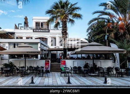 Ein Starbucks Restaurant in Bodrum, Türkiye Stockfoto