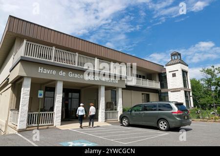 Havre de Grace Decoy Museum, Hauptstadt der Welt, zeigt Arbeits- und Dekorative Decoys der Chesapeake Bay in Maryland, USA. Stockfoto