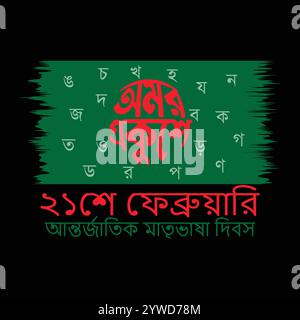 Internationaler Muttersprachstag Vektor Illustration Design Stock Vektor