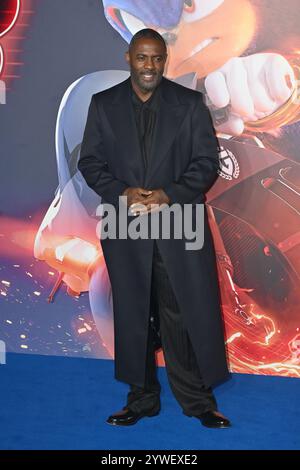 Harleston, Großbritannien. Dezember 2024. London, UK - 10. Dezember 2024 Idris Elba bei Sonic the Hedgehog 3 UK Premiere auf dem Cineworld Leicester Square, London, England. CAP/JOR © JOR/Capital Pictures Credit: Capital Pictures/Alamy Live News Stockfoto