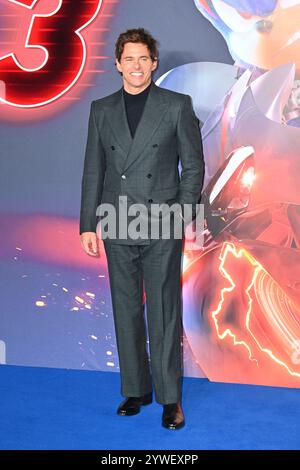 Harleston, Großbritannien. Dezember 2024. London, UK - 10. Dezember 2024 James Marsden bei Sonic the Hedgehog 3 UK Premiere auf dem Cineworld Leicester Square, London, England. CAP/JOR © JOR/Capital Pictures Credit: Capital Pictures/Alamy Live News Stockfoto