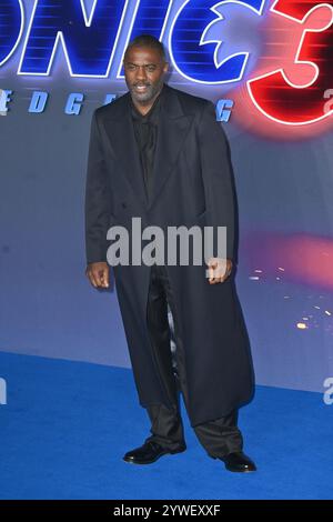 Harleston, Großbritannien. Dezember 2024. London, UK - 10. Dezember 2024 Idris Elba bei Sonic the Hedgehog 3 UK Premiere auf dem Cineworld Leicester Square, London, England. CAP/JOR © JOR/Capital Pictures Credit: Capital Pictures/Alamy Live News Stockfoto