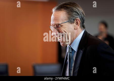 Jörg Kukies, Bundesfinanzminister SPD, aufgenommen im Rahmen der Kabinettssitzung in Berlin, 11.12.2024. Berlin Deutschland *** Jörg Kukies, Bundesfinanzminister SPD , aufgezeichnet während der Kabinettssitzung in Berlin, 11 12 2024 Berlin Deutschland Copyright: XKiraxHofmannx Stockfoto