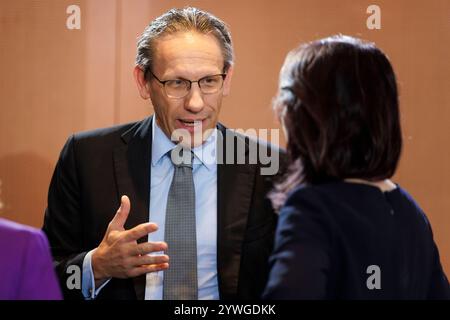 Jörg Kukies, Bundesfinanzminister SPD, aufgenommen im Rahmen der Kabinettssitzung in Berlin, 11.12.2024. Berlin Deutschland *** Jörg Kukies, Bundesfinanzminister SPD , aufgezeichnet während der Kabinettssitzung in Berlin, 11 12 2024 Berlin Deutschland Copyright: XKiraxHofmannx Stockfoto