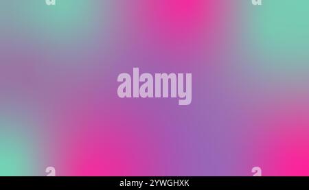Abstrakter Hintergrund für Unschärfe-Verlaufsverlauf. Türkisfarbener purpurpurpurvioletter abstrakter Hintergrund für Webdesign, Poster, Banner. Moderne Tapete mit Farbverlauf. Stock Vektor