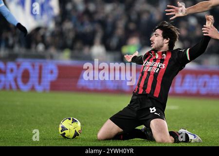 Roma, Italien. Januar 2023. Foto Alfredo Falcone/LaPresse 24 Gennaio 2023 - Roma, Italia - Sport, calcio - Lazio vs Mailand - Campionato italiano di calcio Serie A TIM 2022/2023 - Stadio Olimpico. Nella foto:Sandro TONALi Foto Alfredo Falcone/LaPresse 24. Januar 2023 Rom, Italien - Sport, Fußball - Lazio vs Empoli - italienische Fußballmeisterschaft der Serie A 2022/2023 - Olympisches Stadion. Im Bild: Sandro TONALi Credit: LaPresse/Alamy Live News Stockfoto