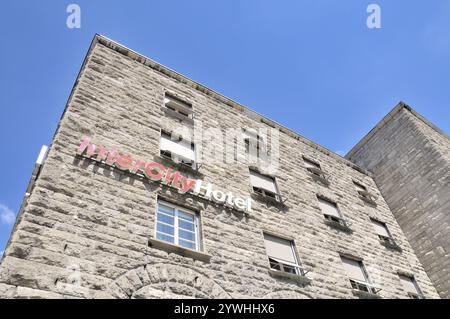Intercity Hotel, Hauptbahnhof in Stuttgart, Baden-Württemberg, Deutschland, Europa Stockfoto