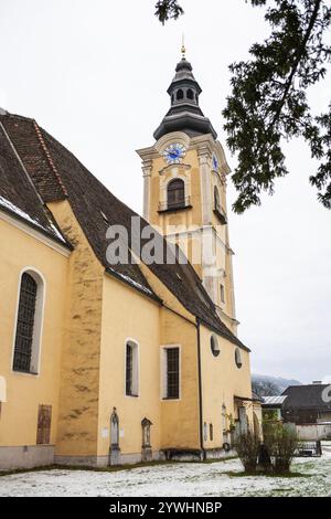 Turm der Jakobikirche, Leoben, Steiermark, Österreich, Europa Stockfoto