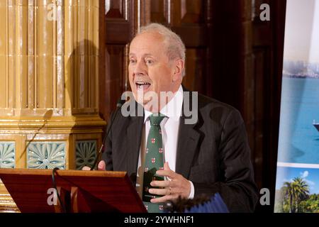 Gyles Brandret beim Oldie Literary Lunch 12/24 Stockfoto