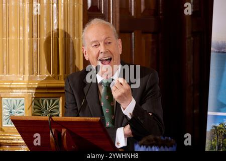 Gyles Brandret beim Oldie Literary Lunch 12/24 Stockfoto