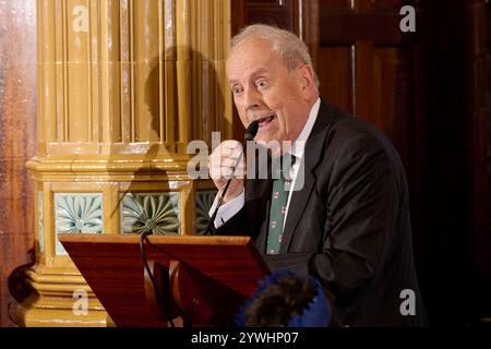Gyles Brandret beim Oldie Literary Lunch 12/24 Stockfoto