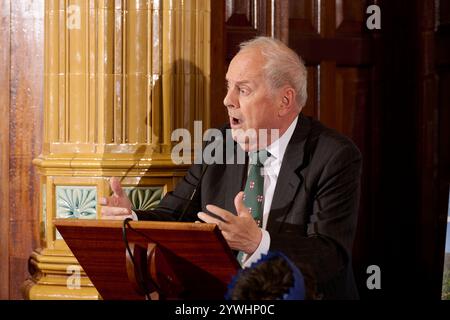 Gyles Brandret beim Oldie Literary Lunch 12/24 Stockfoto